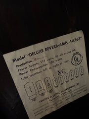 1964 Fender Deluxe Reverb Amplifier