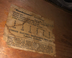 1955 Fender Bandmaster Tweed Used