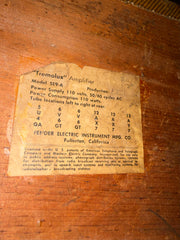 1959 Fender Tremolux Amp Tweed
