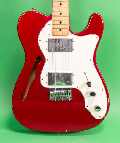 1974 Fender Telecaster Thinline Candy Apple Red