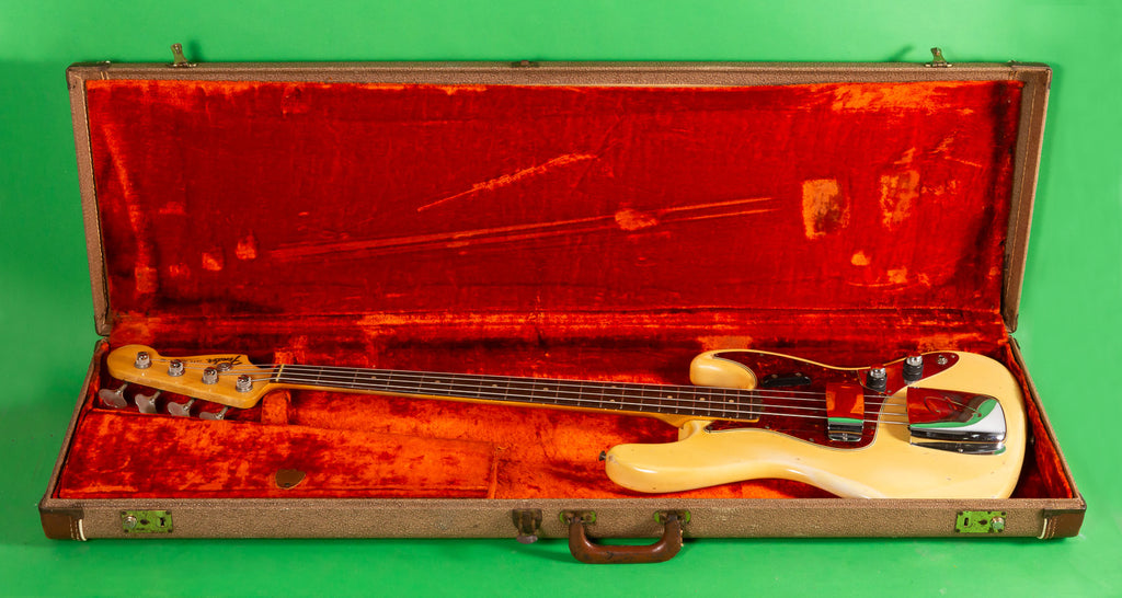 1961 Fender Jazz Bass, Blond, Stack Knob