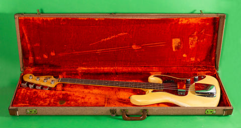 1961 Fender Jazz Bass, Blond, Stack Knob