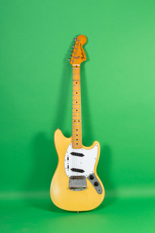 1976 Fender Mustang Olympic White Maple Neck