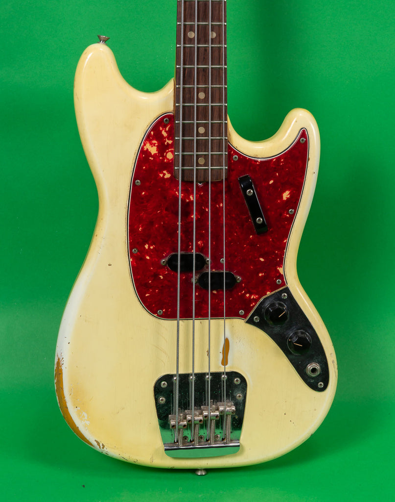 1966 Fender Mustang Bass Olympic White