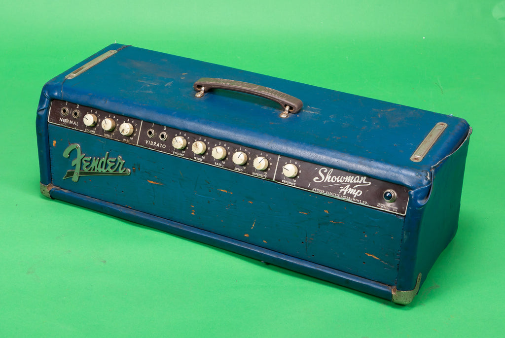 1962 Fender Showman Amplifier Blue