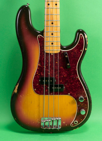 1968 Fender Precision Bass Sunburst Maple Cap