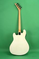 1985 Kramer Ferrington Acoustic Electric Bass White